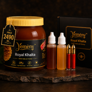 Yemény Royal Khalta Premium Combo: 1kg 100% Natural with Special Oil & Capsules